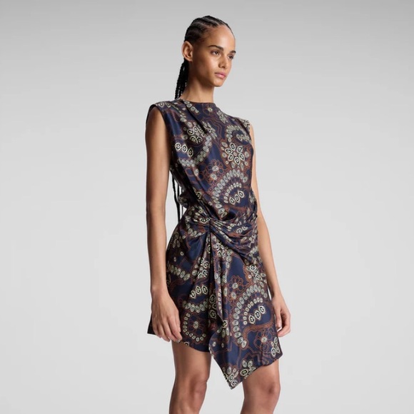 SOLD Dion Printed Mini Dress | ALC - Picture 1 of 13